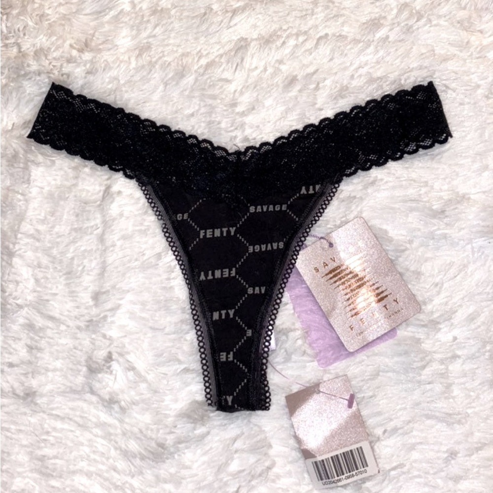 Savage X Fenty Cotton Thong XS NWT